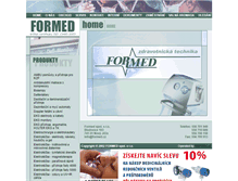 Tablet Screenshot of formed.cz